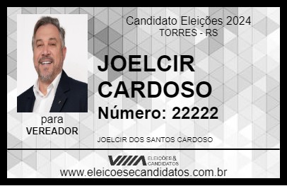 Candidato JOELCIR CARDOSO 2024 - TORRES - Eleições