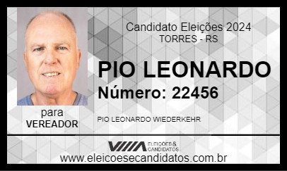 Candidato PIO LEONARDO 2024 - TORRES - Eleições