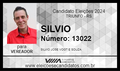 Candidato SILVIO 2024 - TRIUNFO - Eleições