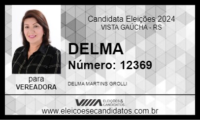 Candidato DELMA 2024 - VISTA GAÚCHA - Eleições