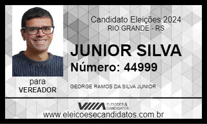 Candidato JUNIOR SILVA 2024 - RIO GRANDE - Eleições