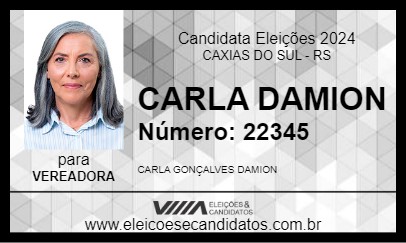 Candidato CARLA DAMION 2024 - CAXIAS DO SUL - Eleições