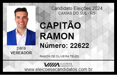 Candidato CAPITÃO RAMON 2024 - CAXIAS DO SUL - Eleições