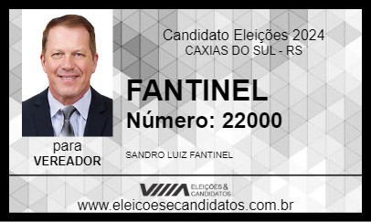 Candidato FANTINEL 2024 - CAXIAS DO SUL - Eleições