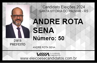 Candidato ANDRE ROTA SENA 2024 - SANTA VITÓRIA DO PALMAR - Eleições