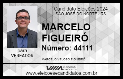 Candidato MARCELO FIGUEIRÓ 2024 - SÃO JOSÉ DO NORTE - Eleições