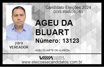 Candidato AGEU DA BLUART 2024 - DOIS IRMÃOS - Eleições