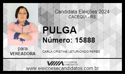 Candidato PULGA 2024 - CACEQUI - Eleições