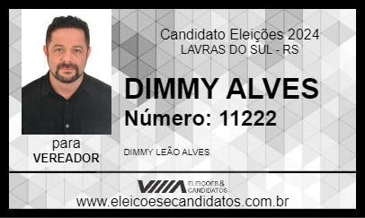 Candidato DIMMY ALVES 2024 - LAVRAS DO SUL - Eleições