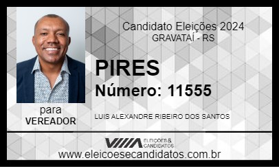 Candidato PIRES 2024 - GRAVATAÍ - Eleições