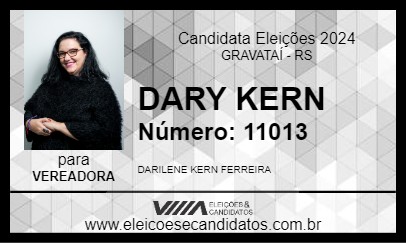 Candidato DARY KERN 2024 - GRAVATAÍ - Eleições