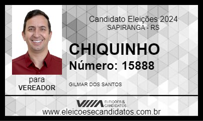 Candidato CHIQUINHO 2024 - SAPIRANGA - Eleições