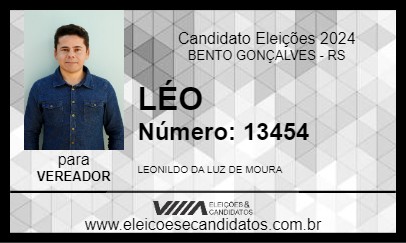 Candidato LÉO 2024 - BENTO GONÇALVES - Eleições