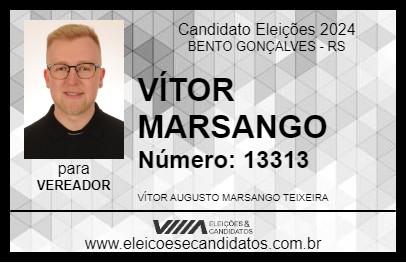 Candidato VÍTOR MARSANGO 2024 - BENTO GONÇALVES - Eleições