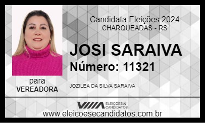 Candidato JOSI SARAIVA 2024 - CHARQUEADAS - Eleições