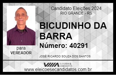 Candidato BICUDINHO DA BARRA 2024 - RIO GRANDE - Eleições