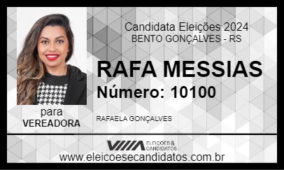 Candidato RAFA MESSIAS 2024 - BENTO GONÇALVES - Eleições