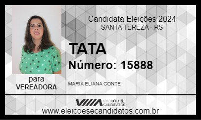 Candidato TATA 2024 - SANTA TEREZA - Eleições