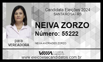 Candidato NEIVA ZORZO 2024 - SANTA ROSA - Eleições