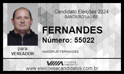 Candidato FERNANDES 2024 - SANTA ROSA - Eleições