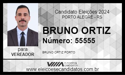 Candidato BRUNO ORTIZ 2024 - PORTO ALEGRE - Eleições