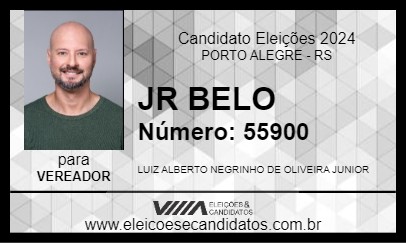 Candidato JR BELO 2024 - PORTO ALEGRE - Eleições