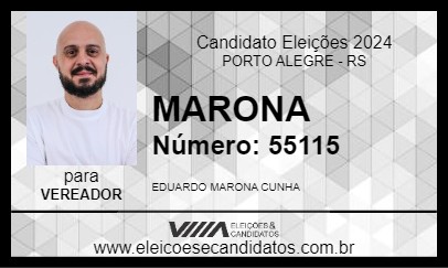 Candidato MARONA 2024 - PORTO ALEGRE - Eleições