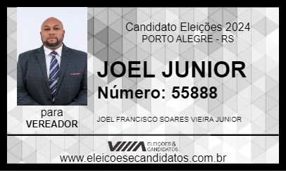 Candidato JOEL JUNIOR 2024 - PORTO ALEGRE - Eleições