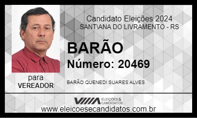 Candidato BARÃO 2024 - SANT\ANA DO LIVRAMENTO - Eleições