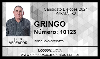 Candidato GRINGO 2024 - MARATÁ - Eleições