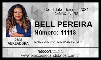 Candidato BELL PEREIRA 2024 - CAMAQUÃ - Eleições