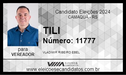 Candidato TILI 2024 - CAMAQUÃ - Eleições