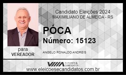 Candidato PÓCA 2024 - MAXIMILIANO DE ALMEIDA - Eleições