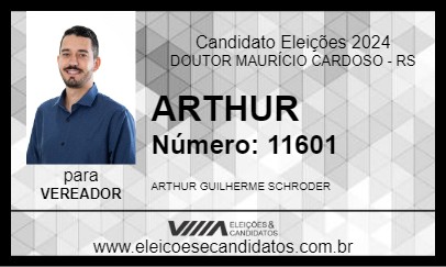 Candidato ARTHUR 2024 - DOUTOR MAURÍCIO CARDOSO - Eleições