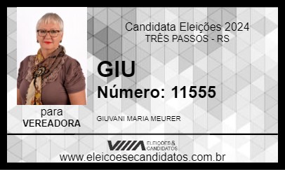 Candidato GIU 2024 - TRÊS PASSOS - Eleições