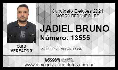 Candidato JADIEL BRUNO 2024 - MORRO REDONDO - Eleições