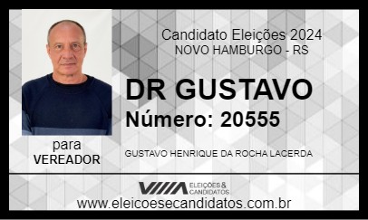 Candidato DR GUSTAVO 2024 - NOVO HAMBURGO - Eleições