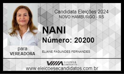 Candidato NANI 2024 - NOVO HAMBURGO - Eleições