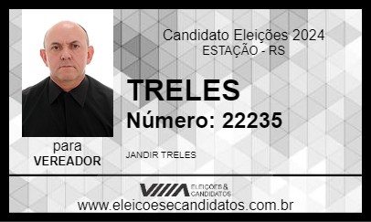 Candidato TRELES 2024 - ESTAÇÃO - Eleições