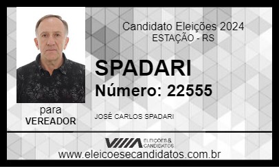 Candidato SPADARI 2024 - ESTAÇÃO - Eleições