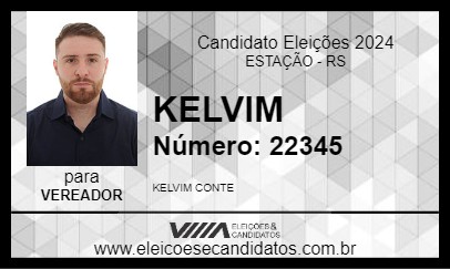 Candidato KELVIM 2024 - ESTAÇÃO - Eleições