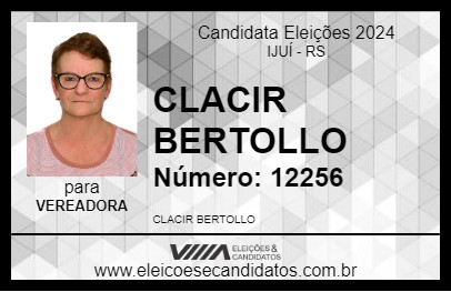 Candidato CLACIR BERTOLLO 2024 - IJUÍ - Eleições