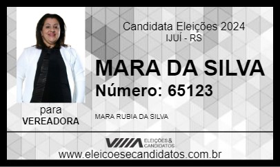 Candidato MARA DA SILVA 2024 - IJUÍ - Eleições