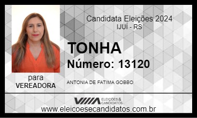 Candidato TONHA 2024 - IJUÍ - Eleições