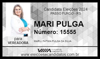 Candidato MARI PULGA 2024 - PASSO FUNDO - Eleições