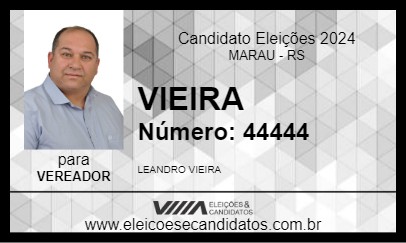 Candidato VIEIRA 2024 - MARAU - Eleições