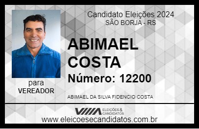 Candidato ABIMAEL COSTA 2024 - SÃO BORJA - Eleições