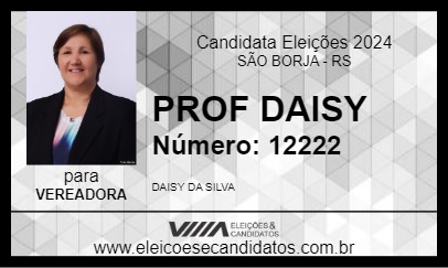 Candidato PROF DAISY 2024 - SÃO BORJA - Eleições