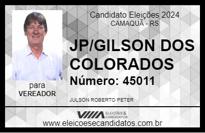 Candidato JP/GILSON DOS COLORADOS 2024 - CAMAQUÃ - Eleições