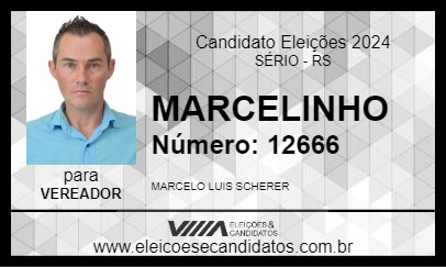 Candidato MARCELINHO 2024 - SÉRIO - Eleições